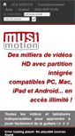 Mobile Screenshot of musimotion.com